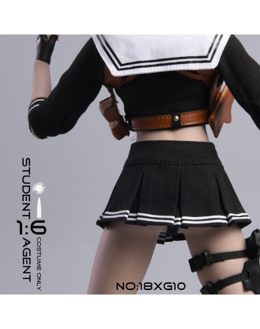 VStoys 18XG10A 1/6 Student Agent Uniform Clothes Set F12" Female Body