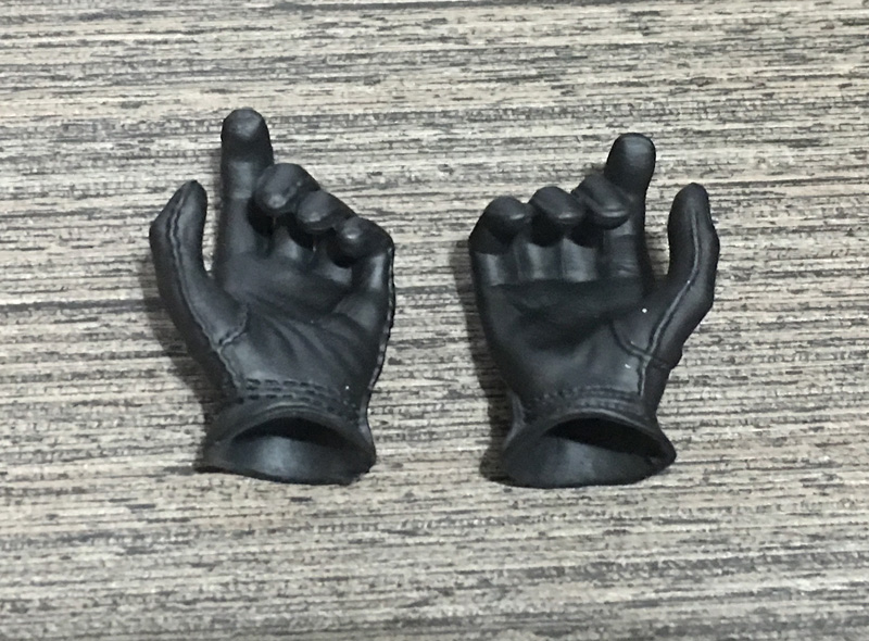 A39-01A 1/6 HOT Male Black Glove Hnads x 10 TOYS 