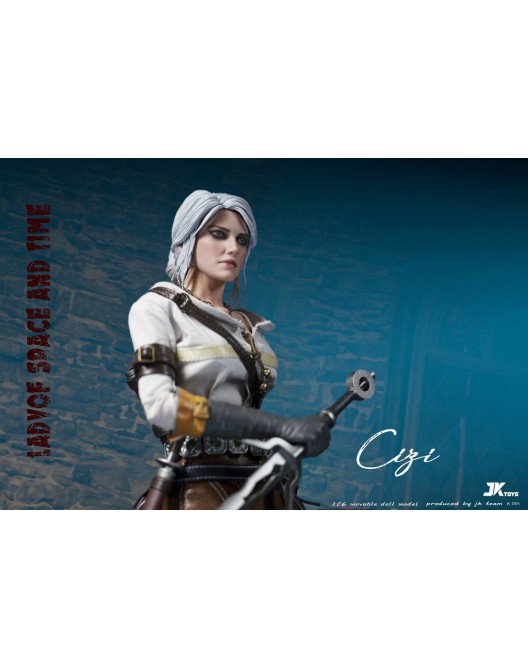 New JKTOYS K-001 1/6 Lady of Space and Time Ciri Collectible Action Figure Model