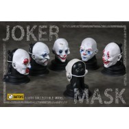Daftoys F025 1/6 Scale Set of 6 Joker Masks with base