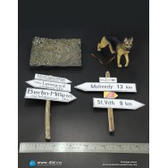 DID E60072 1/6 Scale WWII Road Signs Accessory Kit