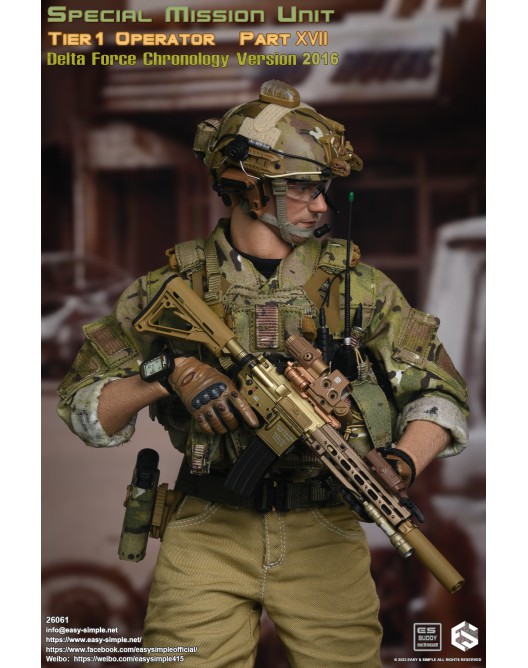 Easy&Simple 26061 1/6 Scale Delta Force Chronology Version 2016 26061-01-528x668