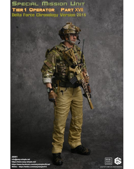 Easy&Simple 26061 1/6 Scale Delta Force Chronology Version 2016 26061-06-528x668