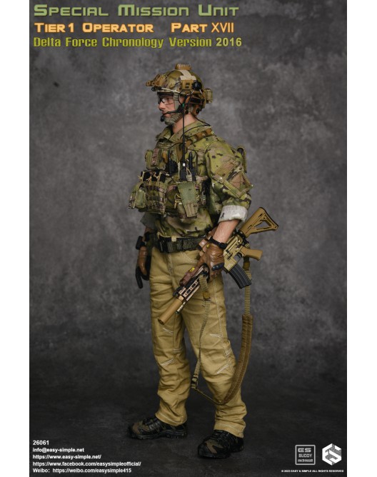 Easy&Simple 26061 1/6 Scale Delta Force Chronology Version 2016 26061-09-528x668