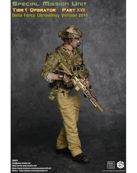 Easy&Simple 26061 1/6 Scale Delta Force Chronology Version 2016 26061-13-528x668