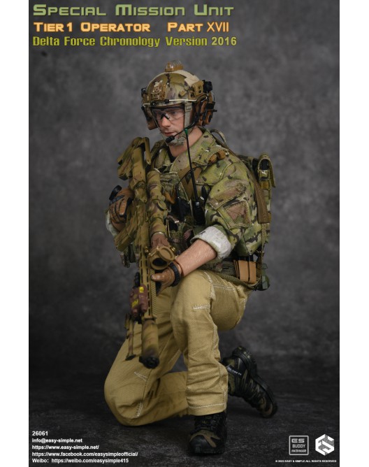Easy&Simple 26061 1/6 Scale Delta Force Chronology Version 2016 26061-15-528x668