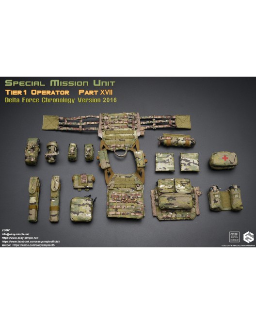 Easy&Simple 26061 1/6 Scale Delta Force Chronology Version 2016 26061-36-528x668