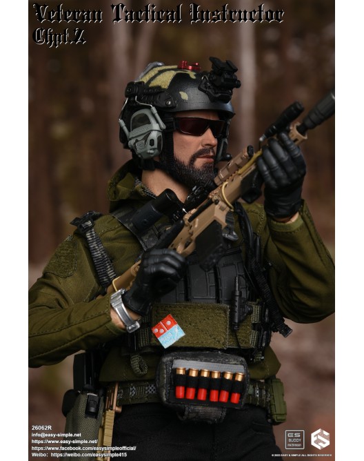 Male - NEW PRODUCT: Easy&Simple 26062R 1/6 Scale Veteran Tactical Instructor Chapter II 26062-01-528x668