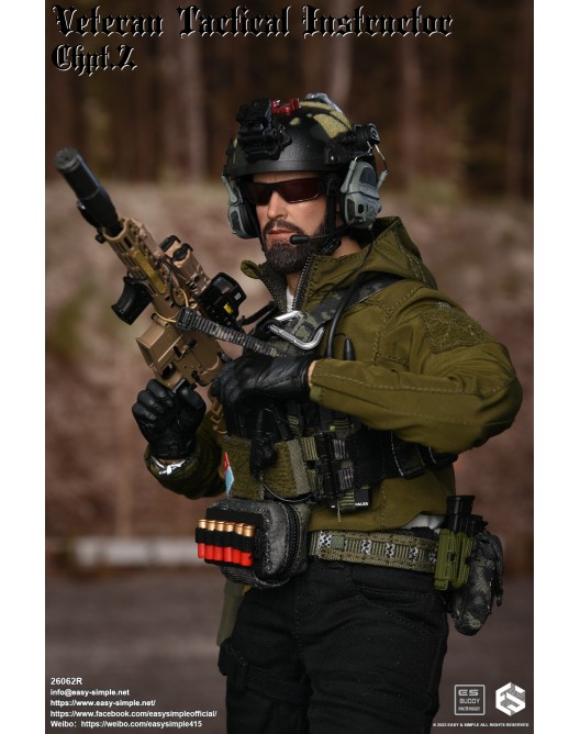 veterantacticalinstructor - NEW PRODUCT: Easy&Simple 26062R 1/6 Scale Veteran Tactical Instructor Chapter II 26062-02-528x668