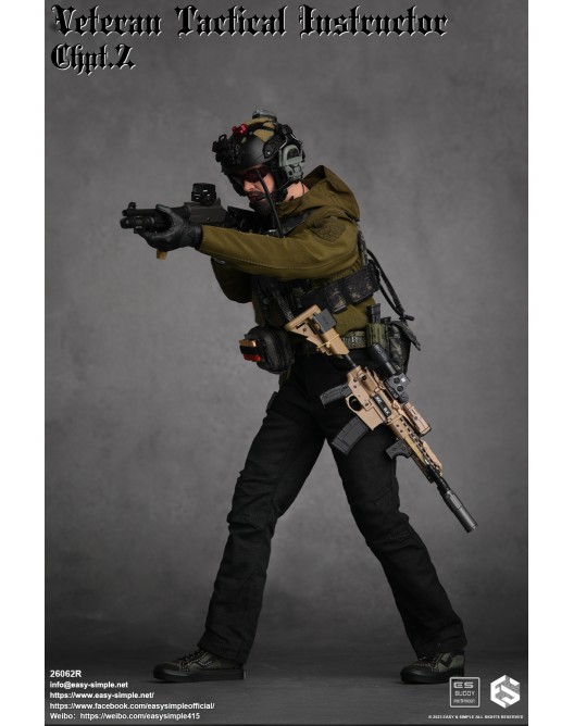 NEW PRODUCT: Easy&Simple 26062R 1/6 Scale Veteran Tactical Instructor Chapter II 26062-06-528x668
