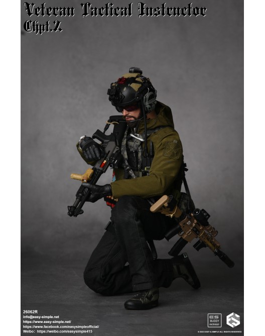 easy - NEW PRODUCT: Easy&Simple 26062R 1/6 Scale Veteran Tactical Instructor Chapter II 26062-08-528x668