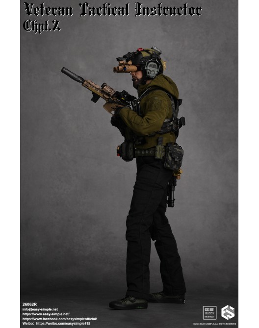 easy - NEW PRODUCT: Easy&Simple 26062R 1/6 Scale Veteran Tactical Instructor Chapter II 26062-11-528x668