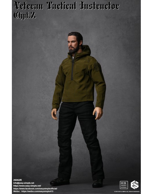Male - NEW PRODUCT: Easy&Simple 26062R 1/6 Scale Veteran Tactical Instructor Chapter II 26062-16-528x668