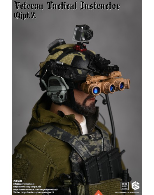 easy - NEW PRODUCT: Easy&Simple 26062R 1/6 Scale Veteran Tactical Instructor Chapter II 26062-21-528x668