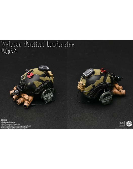 chapterii - NEW PRODUCT: Easy&Simple 26062R 1/6 Scale Veteran Tactical Instructor Chapter II 26062-28-528x668