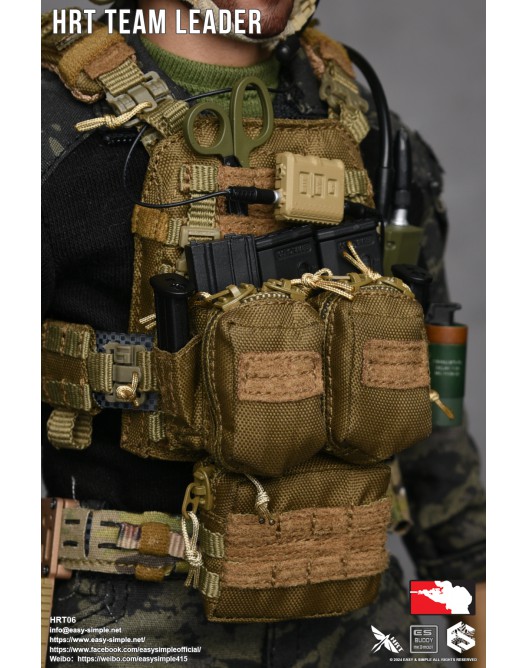 military - NEW PRODUCT: Easy & Simple HRT06 1/6 Scale HRT TEAM LEADER HRT06-26-528x668