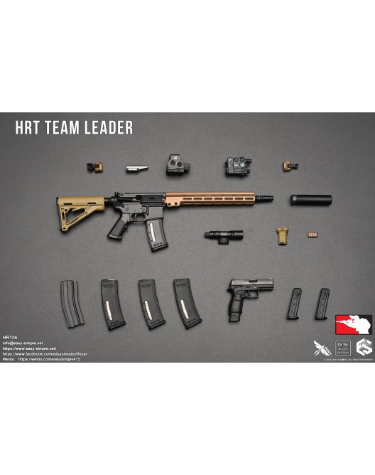 NEW PRODUCT: Easy & Simple HRT06 1/6 Scale HRT TEAM LEADER HRT06-43-528x668