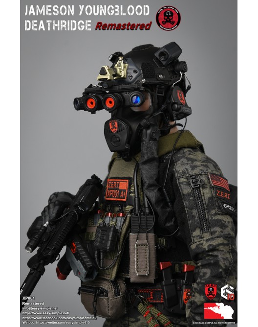jamesonyoungblooddeathridge - NEW PRODUCT: Easy & Simple Z.E.R.T. XP001 1/6 Scale Jameson Youngblood Deathridge (Remastered) XP001R-02-528x668