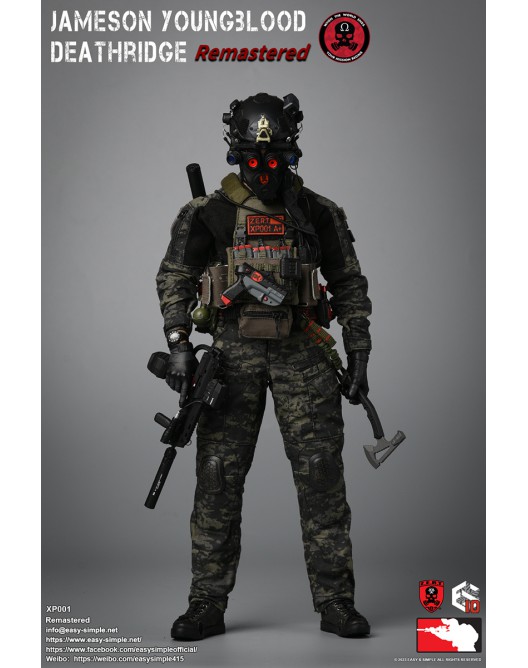 jamesonyoungblooddeathridge - NEW PRODUCT: Easy & Simple Z.E.R.T. XP001 1/6 Scale Jameson Youngblood Deathridge (Remastered) XP001R-06-528x668