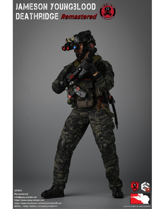 jamesonyoungblooddeathridge - NEW PRODUCT: Easy & Simple Z.E.R.T. XP001 1/6 Scale Jameson Youngblood Deathridge (Remastered) XP001R-07-528x668