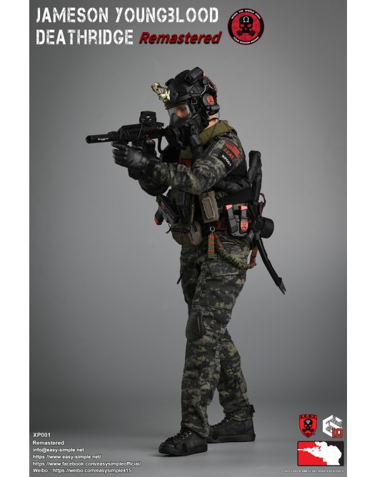 jamesonyoungblooddeathridge - NEW PRODUCT: Easy & Simple Z.E.R.T. XP001 1/6 Scale Jameson Youngblood Deathridge (Remastered) XP001R-08-528x668