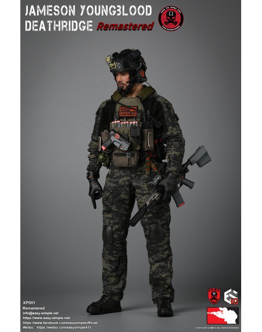 jamesonyoungblooddeathridge - NEW PRODUCT: Easy & Simple Z.E.R.T. XP001 1/6 Scale Jameson Youngblood Deathridge (Remastered) XP001R-09-528x668
