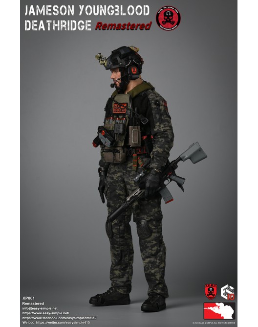 jamesonyoungblooddeathridge - NEW PRODUCT: Easy & Simple Z.E.R.T. XP001 1/6 Scale Jameson Youngblood Deathridge (Remastered) XP001R-10-528x668