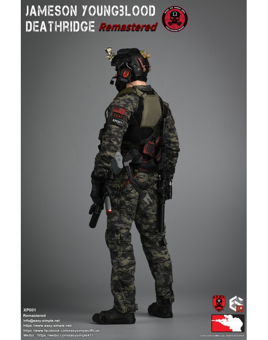 jamesonyoungblooddeathridge - NEW PRODUCT: Easy & Simple Z.E.R.T. XP001 1/6 Scale Jameson Youngblood Deathridge (Remastered) XP001R-12-528x668