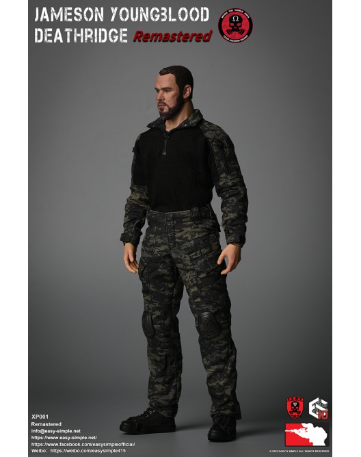NEW PRODUCT: Easy & Simple Z.E.R.T. XP001 1/6 Scale Jameson Youngblood Deathridge (Remastered) XP001R-13-528x668