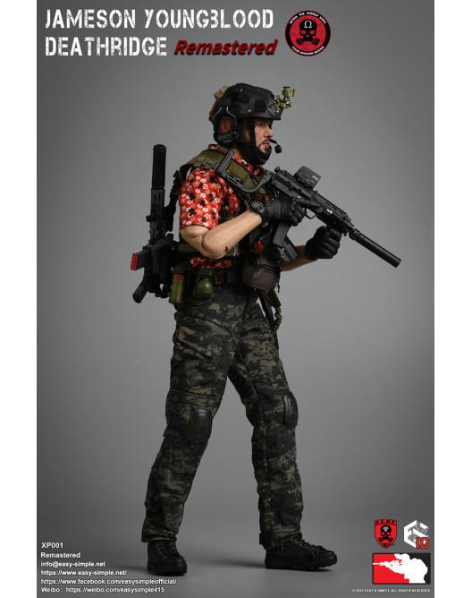 jamesonyoungblooddeathridge - NEW PRODUCT: Easy & Simple Z.E.R.T. XP001 1/6 Scale Jameson Youngblood Deathridge (Remastered) XP001R-17-528x668