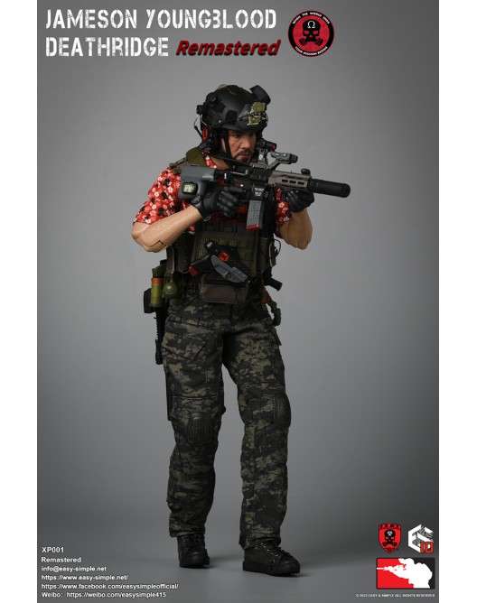 jamesonyoungblooddeathridge - NEW PRODUCT: Easy & Simple Z.E.R.T. XP001 1/6 Scale Jameson Youngblood Deathridge (Remastered) XP001R-18-528x668