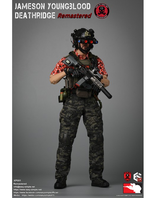 jamesonyoungblooddeathridge - NEW PRODUCT: Easy & Simple Z.E.R.T. XP001 1/6 Scale Jameson Youngblood Deathridge (Remastered) XP001R-20-528x668