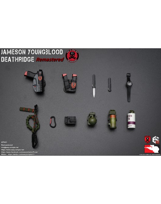 jamesonyoungblooddeathridge - NEW PRODUCT: Easy & Simple Z.E.R.T. XP001 1/6 Scale Jameson Youngblood Deathridge (Remastered) XP001R-37-528x668