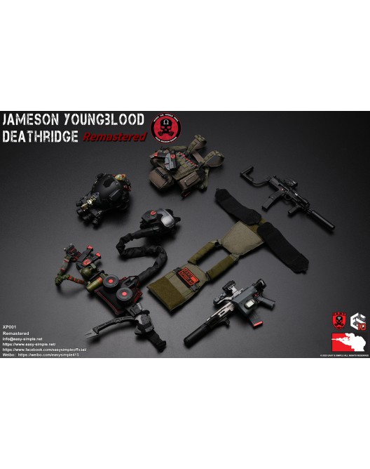 Male - NEW PRODUCT: Easy & Simple Z.E.R.T. XP001 1/6 Scale Jameson Youngblood Deathridge (Remastered) XP001R-43-528x668