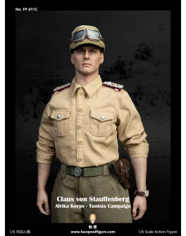 Facepool FP011C 1/6 Scale StauffenbergAfrika Korps - Tunisia Campaign