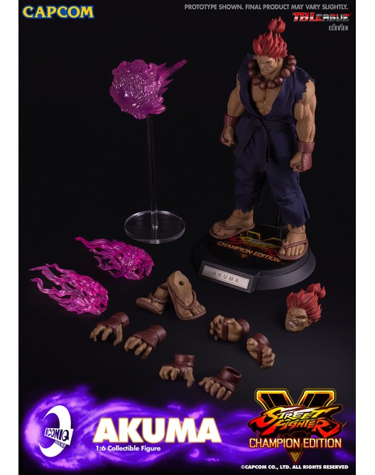 Street Fighter V Iconiq Gaming Series Akuma 1/6 Scale Figure From TBleague