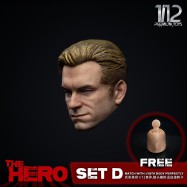 Premium Toys PM9018 1/12 Scale Hero Head sculpts (5 styles)