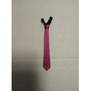 Custom 1/6 Scale Red tie with blue dots 